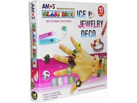 Amos glassfarger 10 farger