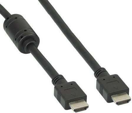 InLine HDMI-kaapeli - HDMI 19pin (M) - HDMI 19pin (M) - 5 m - musta - ferriitillä (17605)
