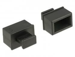 Delock Dust Cover for SFP - Støvdeksel - svart (en pakke 10)