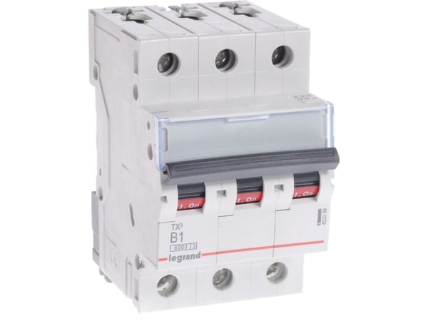 Legrand TX3, Dvärgbrytare, Typ B, IP20, 240 - 415 V
