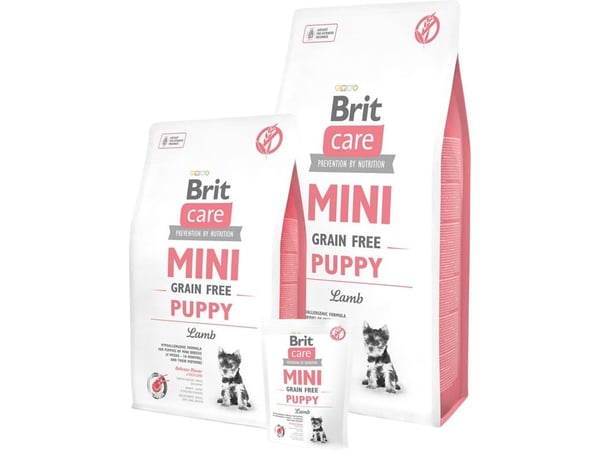 Brit Care Mini Grain Free Puppy Lamb, Koiranpentu, X-Small (< 4 kg), Lammas, 2 kg