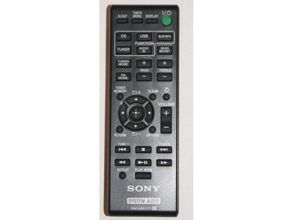 Sony RM-AMU171 - Fjärrkontroll - för Sony CMT-BT60, CMT-SBT100, CMT-SBT100B, CMT-SBT300WB