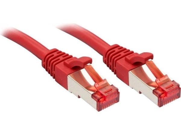 Lindy 47735, 3 m, Cat6, S/FTP (S-STP), RJ-45, RJ-45, Rød