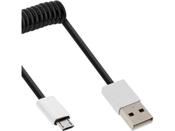 InLine 31730R, 3 m, Micro-USB B, USB A, USB 2.0, Hanstik/Hanstik, Lajittelu