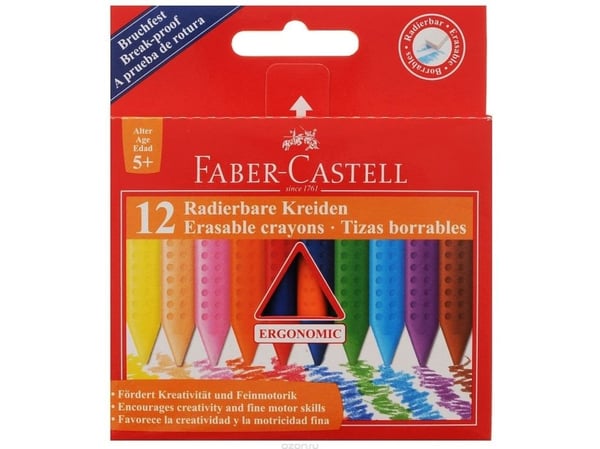 Faber-Castell 122520, Flerfarget, 9 mm, 12 stykker