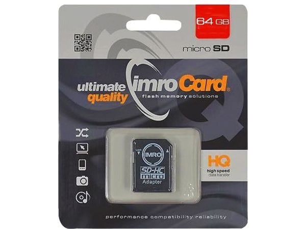 Imro MicroSDHC 64GB kortti (KOM000517)