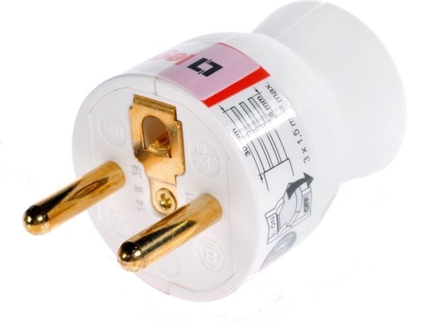 Legrand bärbart vägguttag 2P+J 16A vit (50100)