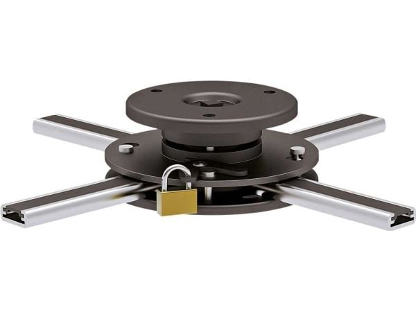 InLine 4043718172375, Tak/Vegg, 20 kg, Svart, Aluminium, Stål, 0 - 360°, 360°