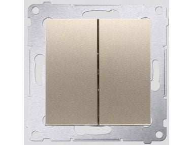 Kontakt-Simon DP2.01/44, Painikekytkin, Muovi, Kulta, IP20, IP44, 250 V, 10 A