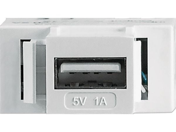 Intellinet 772167, Tasainen, Valkoinen, USB A, Pääte, Naaras, -10 - 40 °C