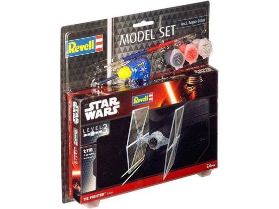 Revell Model Set TIE Fighter, Romflymodell, Monteringssett, 1:110, TIE, Star Wars, Avansert