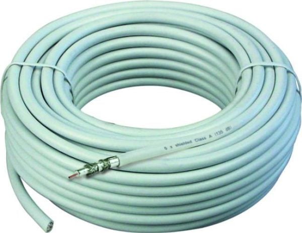 Schwaiger KOX13525 052, 25 m, Hvit