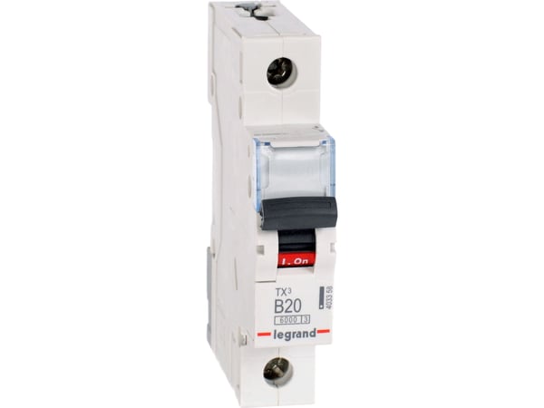 Legrand TX3, Pienoiskatkaisija, Tyyppi B, IP20, 240 - 415 V