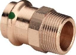 VIEGA Sanpress overgang ¾"x18mm af rødgods muffe/nippel, SC-contur