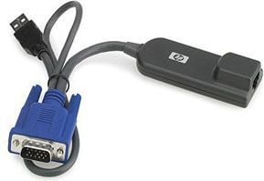 HPE USB Interface Adapter - Förlängningskabel för video/USB - fabriksintegrerad