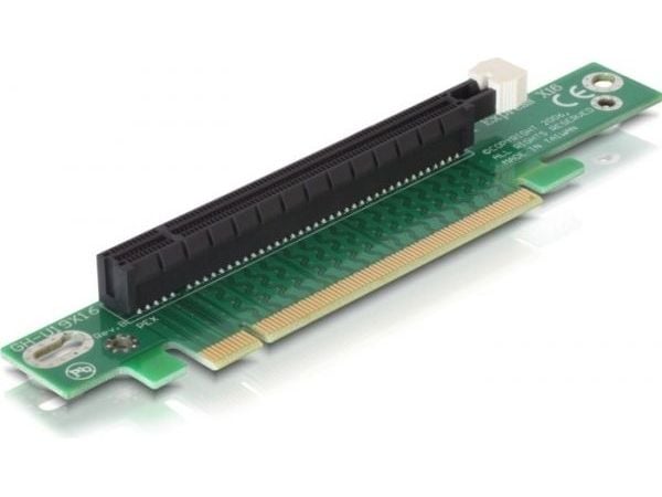 Delock Riser card PCI Express x16 angled 90° left insertion - Kort för stigare