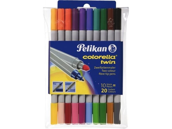 Pelikan C304/10, Monivärinen, Monivärinen, 1 mm, 10 kpl