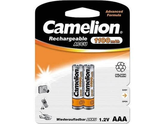 Camelion NH-AAA1100-BP2 - Batteri 2 x AAA - NiMH - (oppladbart) - 1100 mAh