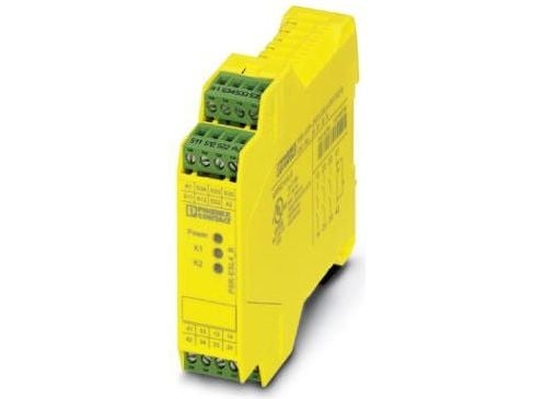 Phoenix PSR-SCP- 24UC/ESL4/3X1/1X2/B, Vihreä, Keltainen, -20 - 55 °C, 22,5 x 114,5 x 99 mm, 193,9 g