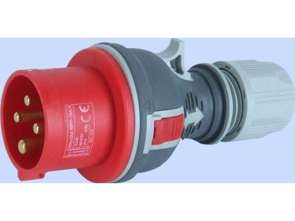 Liikkuva pistoke 16A 4P 400V punainen TWIST WPP 16/4 IP44 922071