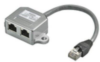 MicroConnect Y-ADAPTER - ISDN-splitter - RJ-45 (hunn) til RJ-45 (hann) - CAT 5