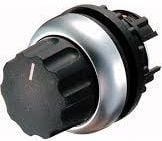 Eaton M22-WR4, Rotasjonsbryter, Plast, Sort, Metallisk, IP66, 29,7 mm, 42,7 mm
