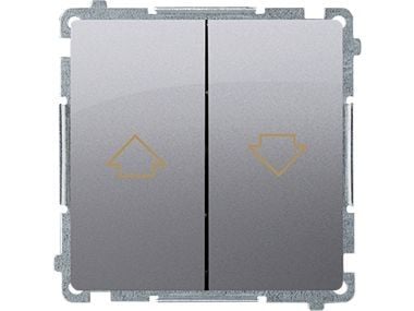Kontakt-Simon BMZ1.01/21, Ruostesuojattu teräs, IP20, IP44, 250 V, 10 A, 75 mm, 41 mm, 75 mm, 41 mm