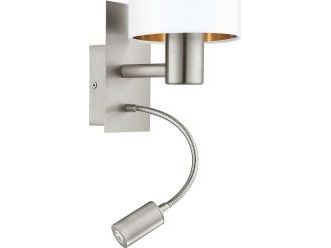 EGLO Pasteri, Overflatebehandlet, E27, Nickel, Hvit