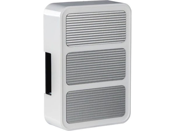Bottorf dubbelsignal dörrklocka 85dB 230V vit/silver (SUB10000324)