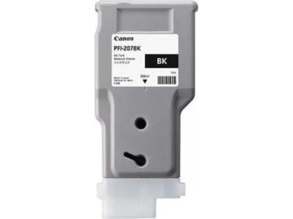 Canon PFI-207 BK, Musta, Väriainepohjainen muste, 1 kpl