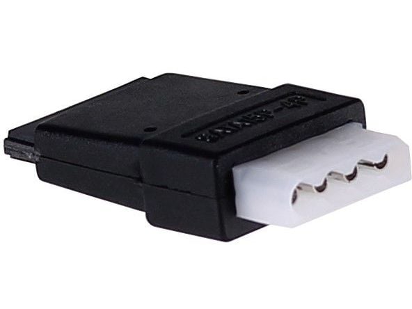 Akyga - Strømadapter - 4-pin intern strøm (hunn) til SATA-strøm (hunn)