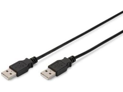 ASSMANN - USB-kabel - USB (hann) til USB (hann) - USB 2.0 - 5 m - formstøpt - svart