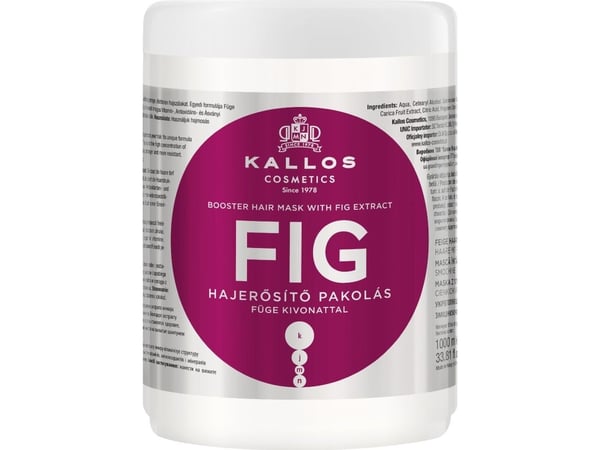 Kallos Fig Hair Mask 1000 ml