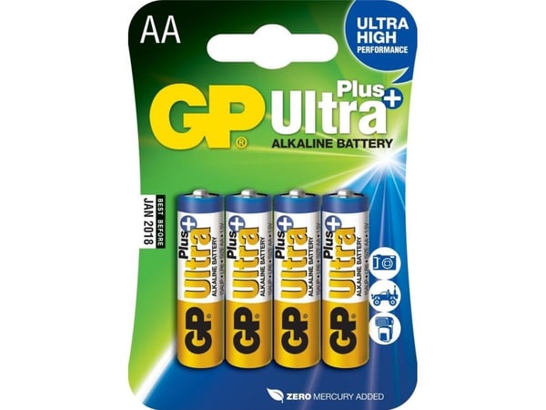 GP Bateria Ultra+ AA / R6 4 szt.