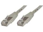 MicroConnect - Nätverkskabel - RJ-45 (hane) till RJ-45 (hane) - 1.5 m - SSTP (screened shielded twisted pair) - CAT 6 - halogenfri, tvinnad - grå