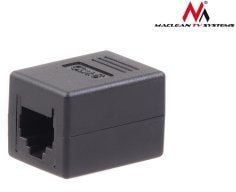 Maclean MCTV-811 - Kopplingsdon för nätverk - RJ-45 (hona) till RJ-45 (hona) - CAT 6 - svart