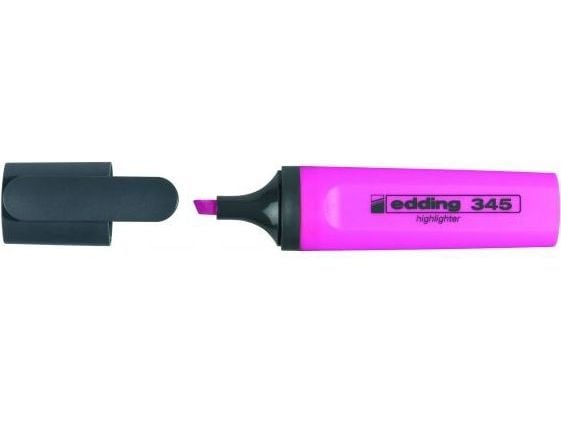 Edding korostuskynä 345 pinkki neon (EG5176)
