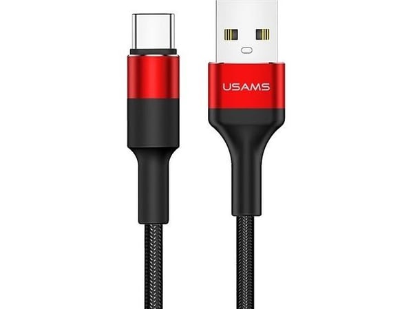 USAMS USB-A til USB-C-kabel 1,2 m svart (SJ221TC02)