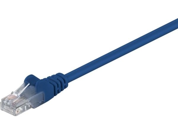 Goobay CAT 5-100 UTP sininen 1m, 1 m, RJ-45, RJ-45, RJ-45
