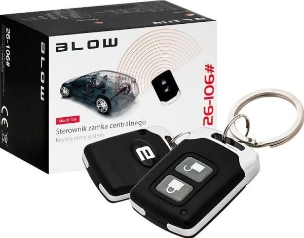 BLOW S30, Car remote starter, Trådløs, Svart, 433.92 MHz, Boks