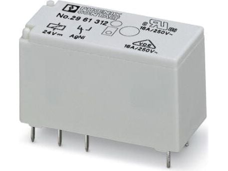 Phoenix Contact 1P 16A 24V DC monostabiili rajapintarele REL-MR- 24DC/21HC (2961312)
