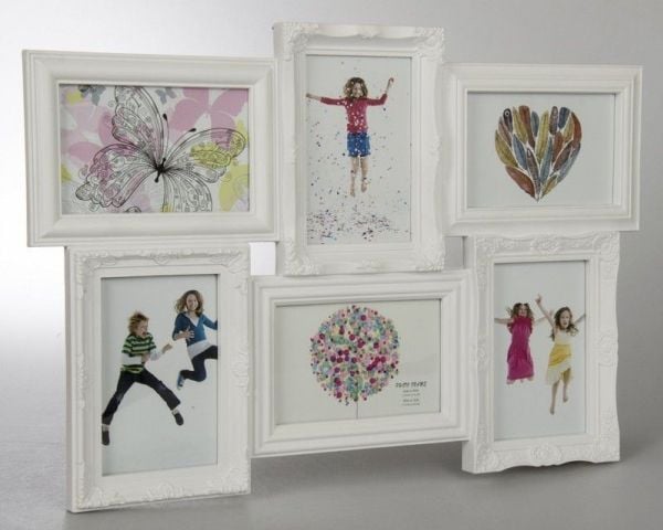 ZEP H2346, 3 bilder i 1 ramme, Fotoark kartong, Hvit, Vegg, 10 x 15 cm, 10 x 15 cm