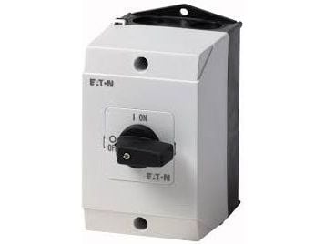 Eaton T0-2-1/I1, Vipukytkin, 3P, Musta, Harmaa, IP65, IEC/EN 60947, VDE 0660, IEC/EN 60204, CSA, UL, 690 V