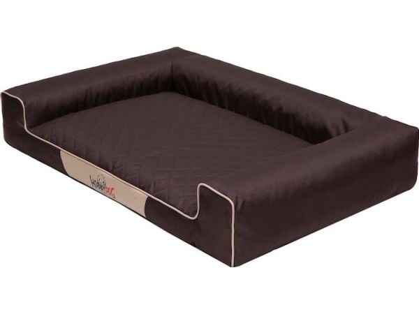 Hobbydog liggeplass Victoria - mørk brun XXL