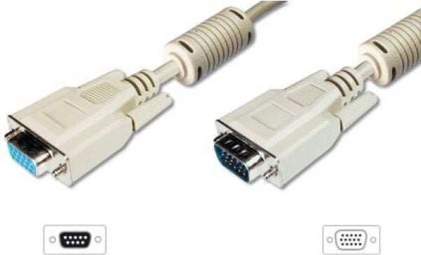 ASSMANN - VGA-förlängningskabel - HD-15 (VGA) (hane) till HD-15 (VGA) (hona) - 3 m
