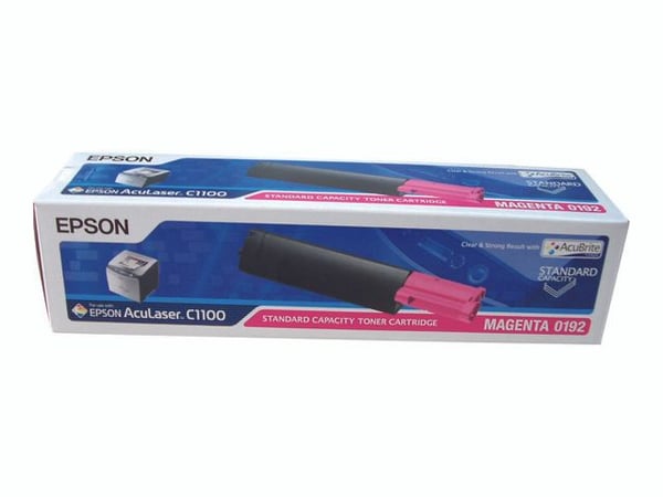 Epson 0192 - Magenta - original - tonerpatron - for AcuLaser C1100, C1100+, C1100N, CX11N, CX11NF, CX11NFC, CX11NFCT, CX11NFT