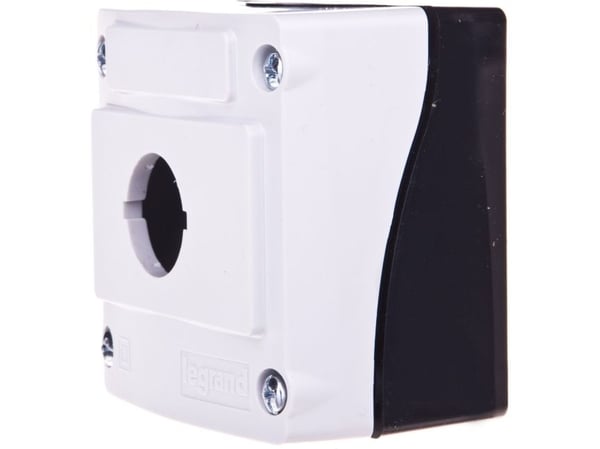 Legrand kasettikotelo 1-reikäinen 22mm harmaa IP66 (024200)