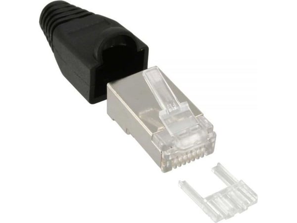 InLine 74510S, Sort, Plast, 38 g, 10 stykker, 70 mm, 123 mm