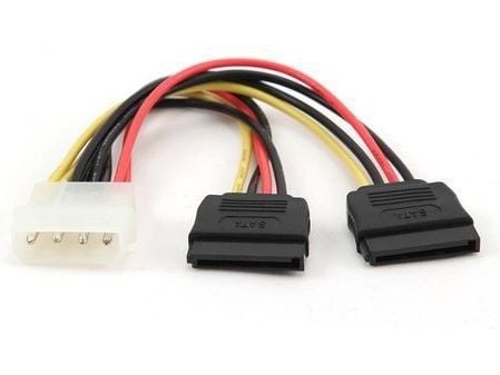 Gembird CC-SATA-PSY-0.3M, 0,3 m, SATA I, Uros/naaras, Monivärinen, Oikea, Suora