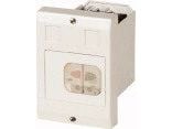 Eaton E-PKZ01-G 281634 tomt hus infällt med brytare, med membran (L x B x H) 80 x 85 x 129 mm grå 1 st